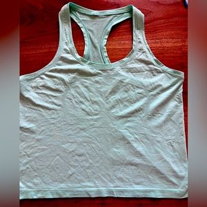 EUC Lululemon Swiftly Tech Racerback Tank Top 2.0 Race Length in Mint